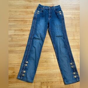 Lawman Western Slim Fit Size 9 Stylish Blue Women's Jeans World Class Superior